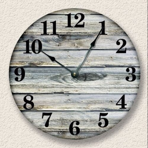 Modern House Warming Gift Wall Clocks Rustic Home Decor Cabin Large Clocks 7001