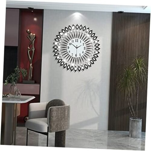 Modern Large Wall Clock for Living Room Decor Extra Wall Clock for Contemporary