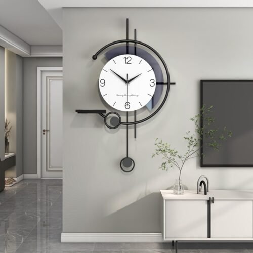 Modern Wall Clock Large Minimalist Decorative Wall Clocks Creativity Silent N...
