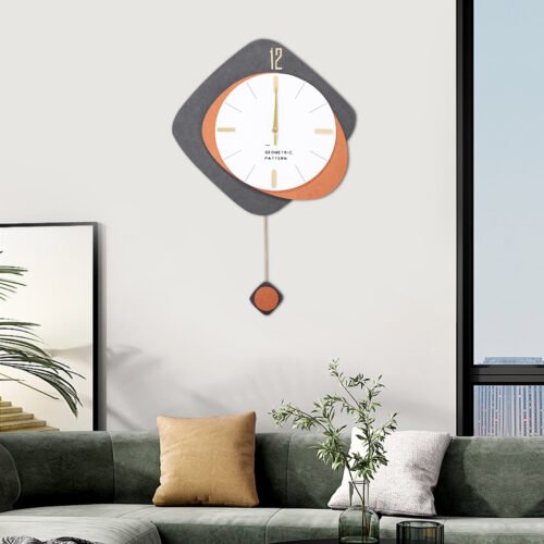 Modern Wall Clock Silent Non-Ticking Wall Mounted Clock for Home/Office Decor