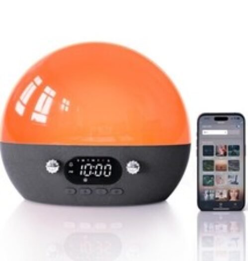 MOMILLA Sunrise Alarm Clock Smart Alexa & App Control White Noise Wake Up Light