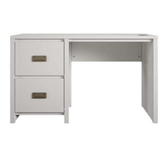 Monarch Hill Haven Single Pedestal Desk, White