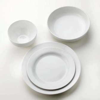Mont Blanc 16 Piece Double Bowl Dinnerware Set (Service for 4)