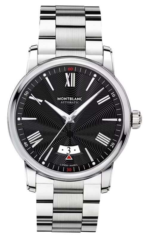 Montblanc 4810 Automatic Stainless Steel Black Dial Date Mens Watch 115935