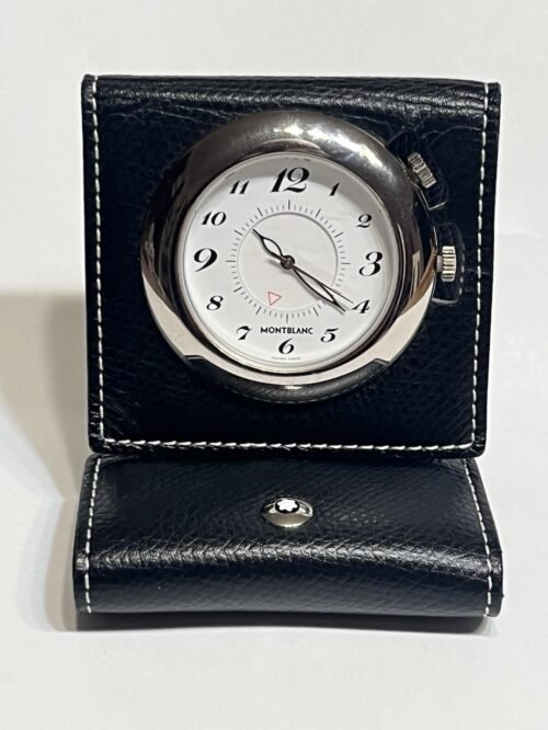 Montblanc Pix 7056 travel alarm Clock New Battery