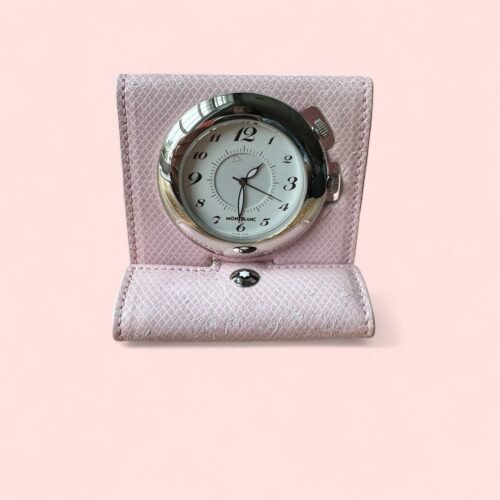 Montblanc Travel Alarm Clock Pink Case