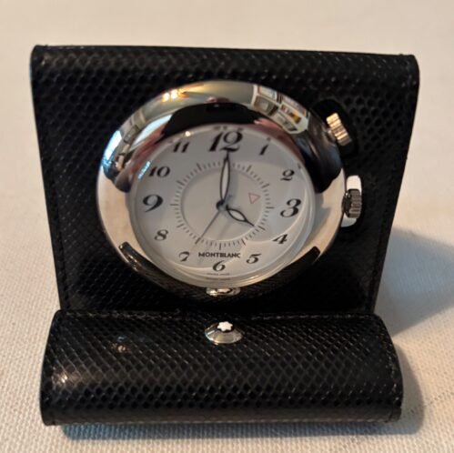 Mont Blanc Travel Alarm Clock with original box