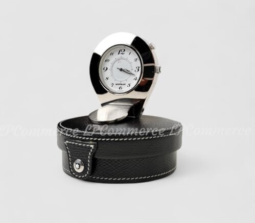 Montblanc travel clock wakes up table box table alarm clock