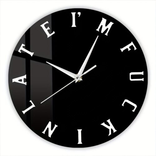 Moods Expression Wall Clock Vivid Emotion Display, Unique Time-Telling Concept