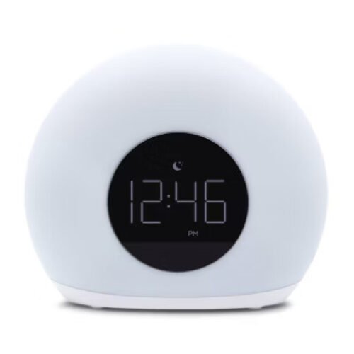 Moon Glow Alarm Table Clock with Color Changing Light - Capello