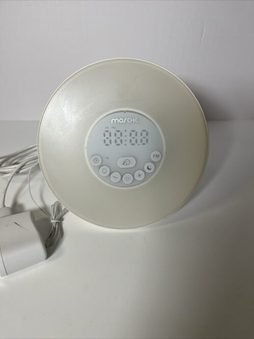 Mosche Sunrise Alarm Clock, Digital Clock, Wake Up Light with 6 Nature Sounds