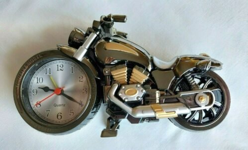 Motorcycle Alarm Clock Good Time Top Grade Auto-bike Model #PF168C New Battery
