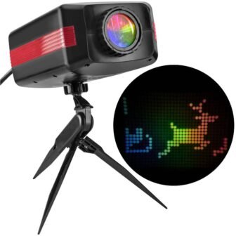 Multi-Color Personalized Message Projection Stake