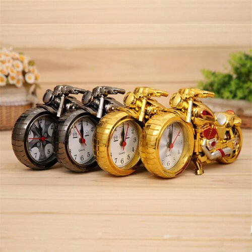 Multi-Style Motorcycle Shape Alarm Clock Plastic Innovative Home Decoration