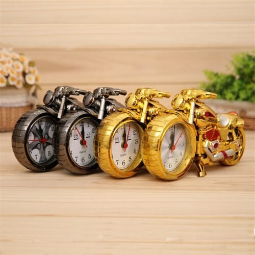 Multi-Style Motorcycle Shape Alarm Clock Plastic Innovative Home Decoration