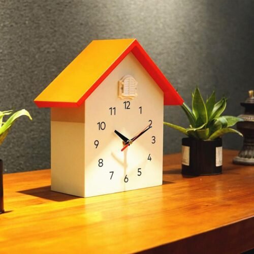 Multicolor Modern Cuckoo Clock Intelligent Wall Clock Decoration Tabletop Gift
