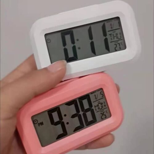 Multifunctional Clock Digital Alarm Clock Alarm Clock 9*2.5*5.5 Cm Desktop Decor