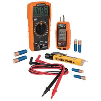 Multimeter, Voltage Tester and Outlet Tester Premium Electrical Tool Set (69355)