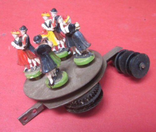 musical cuckoo clock parts - four pairs of dancers movement