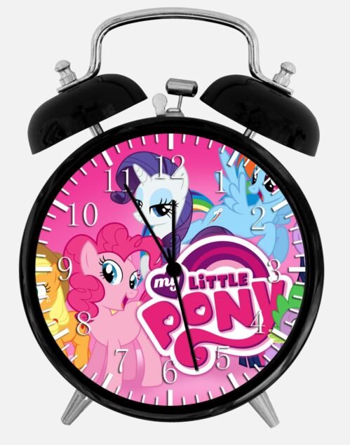 My Little Pony Alarm Desk Clock 3.75" Home or Office Decor E379 Nice For Gift