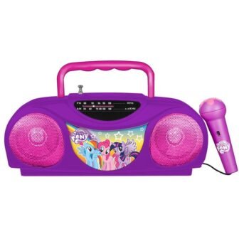 My Little Pony Portable Radio Speaker and Karaoke System with Microphone