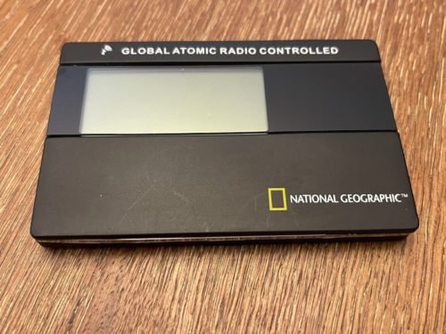 National Geographic Mini Global Atomic Clock NEW Battery Included