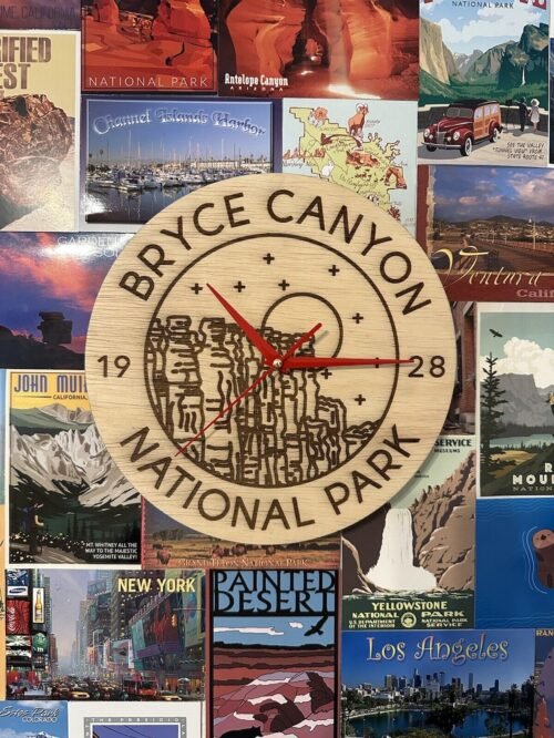 National Parks Wall clocks - Home Decor Wall - All National Parks-Handmade