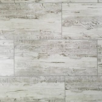 Nature Gray 7 in. x 16 in. Wood Look Large Format Glass...