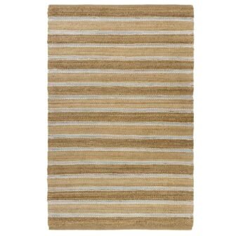 Nautical Coastal Spa Blue 5 ft. x 7 ft. 9 in. Striped...