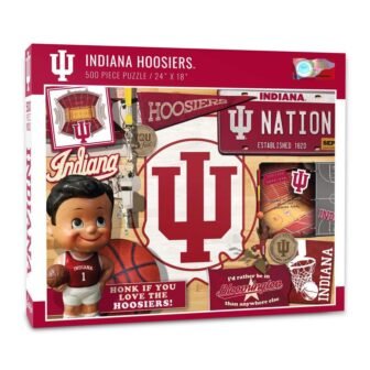 NCAA Indiana Hoosiers Retro Series Puzzle (500-Pieces)