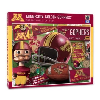 NCAA Minnesota Golden Gophers Retro Series Puzzle (500-Pieces)