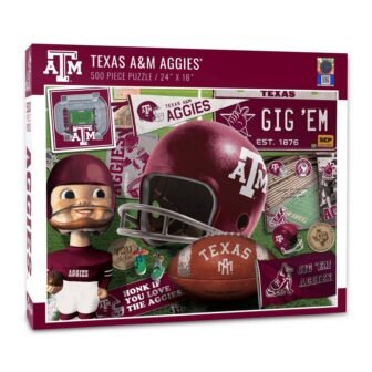NCAA Texas A&M Aggies Retro Series Puzzle (500-Pieces)