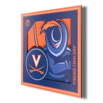 NCAA Virginia Cavaliers 3D Logo Series Wall Art - 12x12