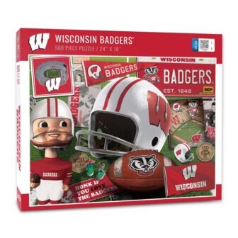 NCAA Wisconsin Badgers Retro Series Puzzle (500-Pieces)