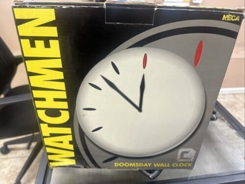NECA WATCHMEN DOOMSDAY WALL CLOCK 2009 MOVIE RARE HTF BRAND NEW