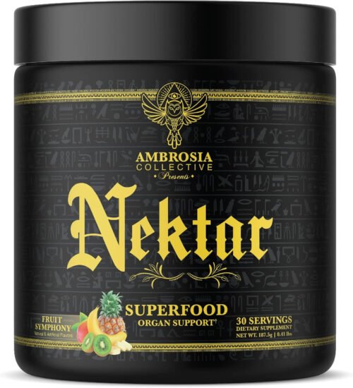 Nektar - Superfood Powder | Complete Health Supplement | 30 Servings (Fruit Symp
