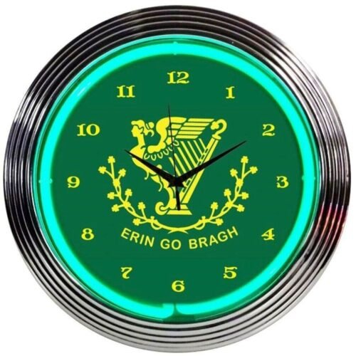 Neonetics 8IRISH Irish Erin Go Bragh 15 Inches Neon Clock