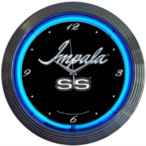 Neonetics Cars and Motorcycles Impala Neon Wall Clock, 15-Inch