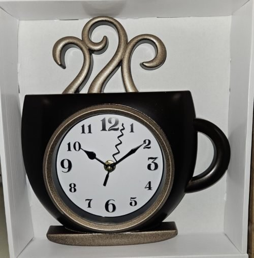 New - Coffee Cappuccino Wall Clock Battery Operated FAST SHIPPING.