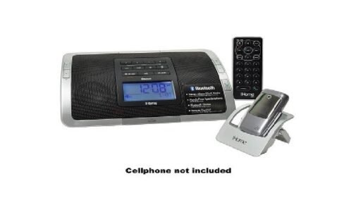 NEW - iHome Bluetooth Wireless Alarm Clock Radio Speaker System w/Phone Cradle