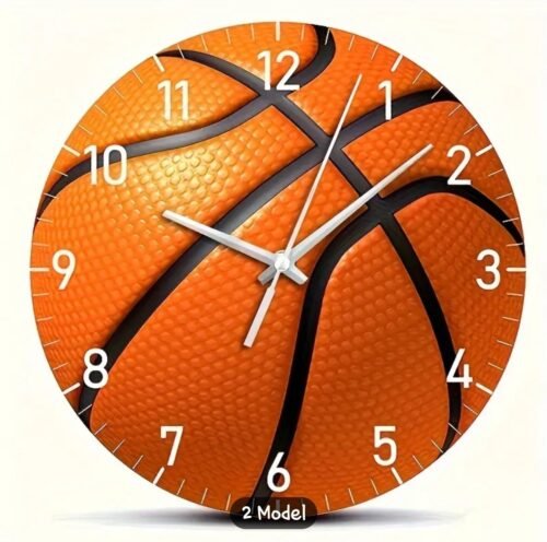 New 12 Inch Basketball Clock