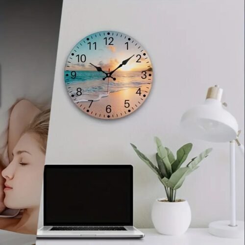 New 12 Inch Large Modern Wall Clock Large Luminous Quartz Silent Home