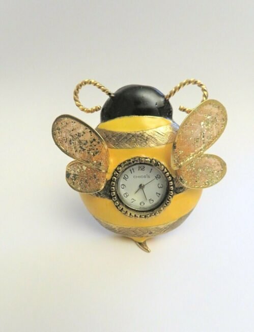 NEW CHICOS BUMBLEBEE DESK TOP CLOCK