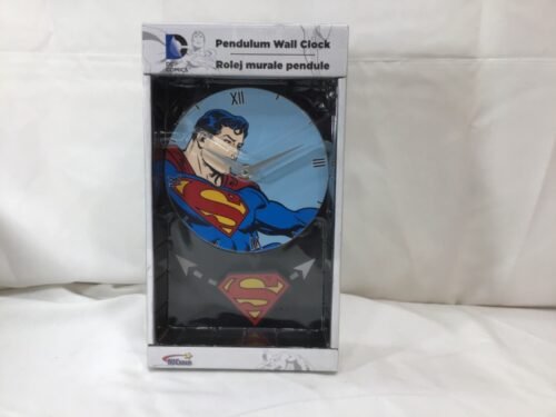 NEW DC Comics Superman Wall Clock Authentic NJ Croce Boxed Sealed FREESHIP