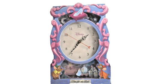 New Disney Princess Cinderella Time for the Ball Clock F16