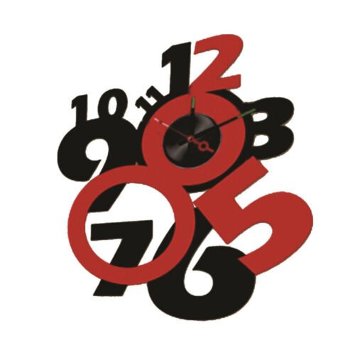 NEW! DIY SELF ADHESIVE WALL CLOCK - DO IT YOURSELF 3D INTERIOR TIME CLOCK - C8