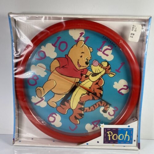 NEW Fantasma Disney Winnie the Pooh Tigger Wall Clock Collectible SEALED