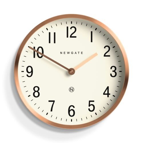 NEWGATE® Master Edwards Wall Clock - Metal Clock - Analog Wall Clock - Mid-