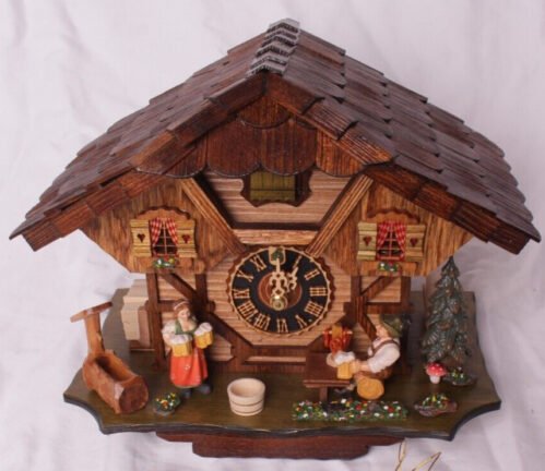 NEW Hones Cuckoo Clock - Beer drinker - Chalet - German Black Forest - garden