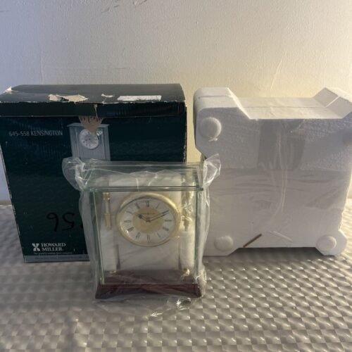 New Howard Miller 645-558 Kensington Table Mantel Shelf Clock With Box